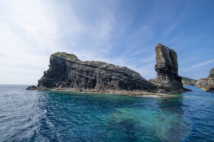 甑󠄀島クジラ岩